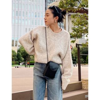 アングリッド(Ungrid)のアングリッド 新品 カラーモヘア混ルーズニット(ニット/セーター)