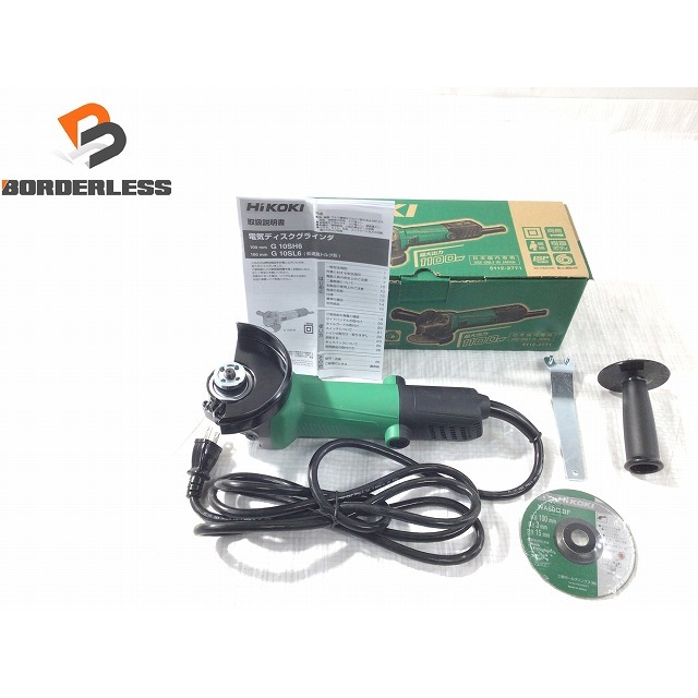 ☆未使用品☆HiKOKI ハイコーキ 100mm 電気ディスクグラインダ G10SL6 研削 研磨 電動工具 65694 | フリマアプリ ラクマ