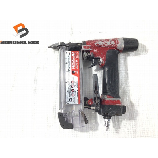 Makita(マキタ)の☆中古品☆ makita マキタ 高圧 仕上釘打 AF551H 赤/レッド フィニッシュネイラ 仕上釘 15～55ｍｍ 超仕上 15～50ｍｍ 65803 自動車/バイクのバイク(工具)の商品写真