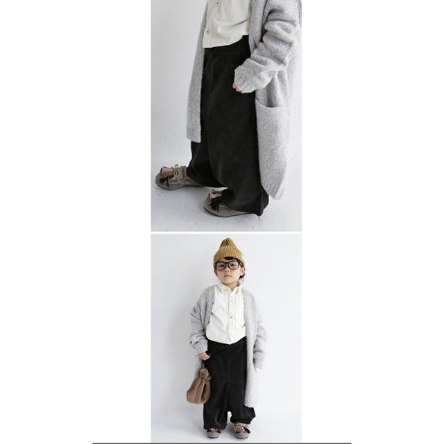 antiqua(アンティカ)のアンティカ キッズ コーデュロイサルエルパンツ 120 キッズ/ベビー/マタニティのキッズ服男の子用(90cm~)(パンツ/スパッツ)の商品写真