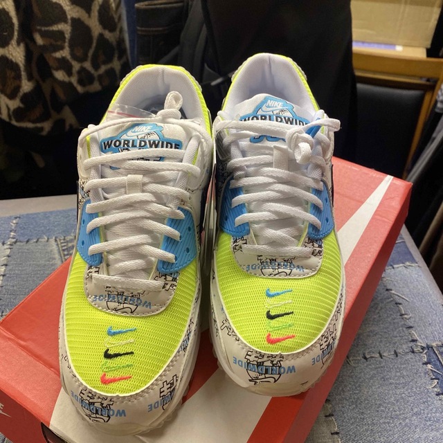 【新品】W AIR MAX 90 SE 25.5cm