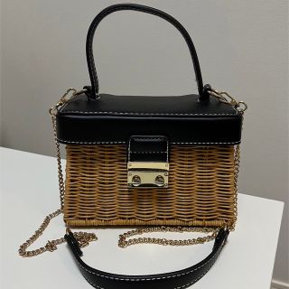 ザラ(ZARA)のZARA カゴバック(かごバッグ/ストローバッグ)