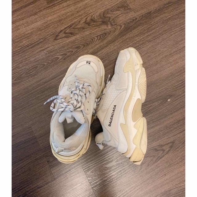 BALENCIAGA Triple S 36 旧ロゴ - スニーカー