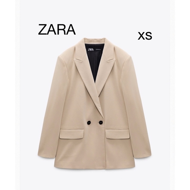 ZARA ダブルブレストオーバーサイズブレザー