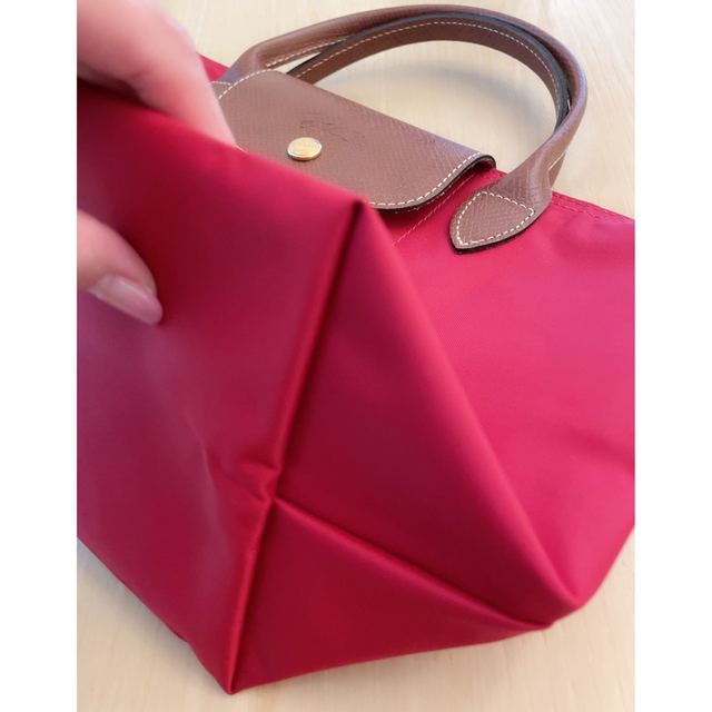 LONGCHAMP(ロンシャン)の美品⭐︎ロンシャンプリアージュSレッド レディースのバッグ(トートバッグ)の商品写真