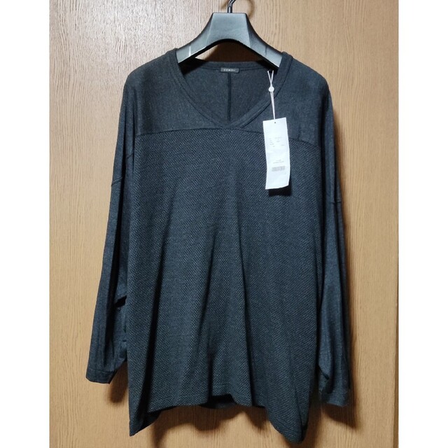 新品□21SS COMOLI ウォッシュドシルクホッケーシャツ 3 グレー 当季大