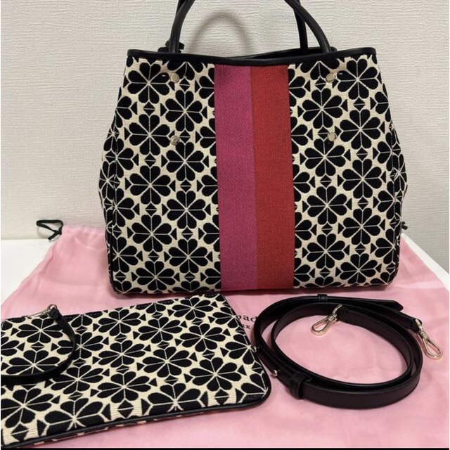 kate spade new york(ケイトスペードニューヨーク)のケイトスペード/ジャガードシリーズ/美品/トートバッグ レディースのバッグ(トートバッグ)の商品写真