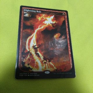 マジックザギャザリング(マジック：ザ・ギャザリング)のmtg lightning bolt magic fest②1枚(シングルカード)