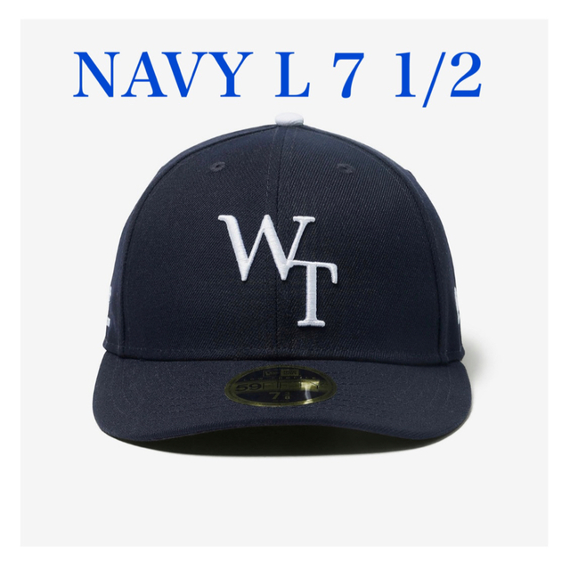 ピンク新品未使用 L ネイビー 22AW WTAPS × NEW ERA CAP