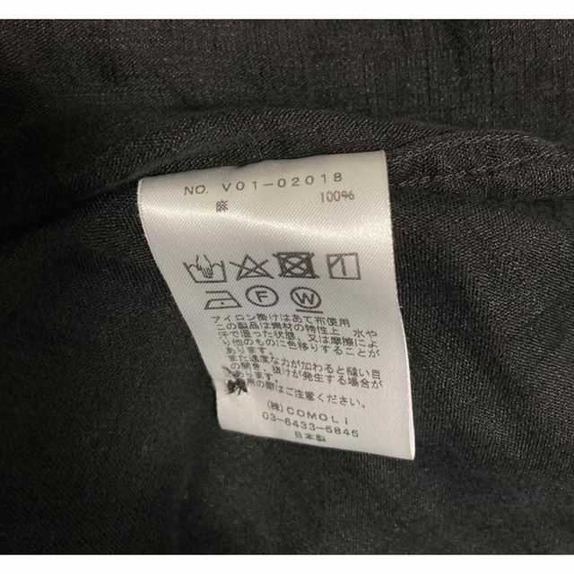 COMOLI(コモリ)の【未使用】2022SS COMOLI リネンWクロス プルオーバーシャツ メンズのトップス(シャツ)の商品写真