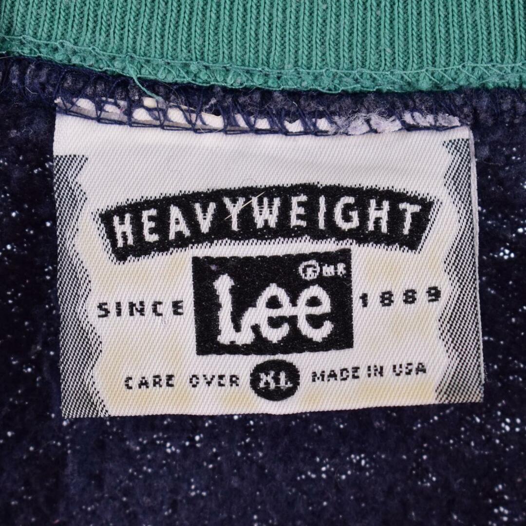 古着 90年代 リー Lee レイヤードネック スウェットシャツ トレーナー USA製 メンズL ヴィンテージ /eaa305903