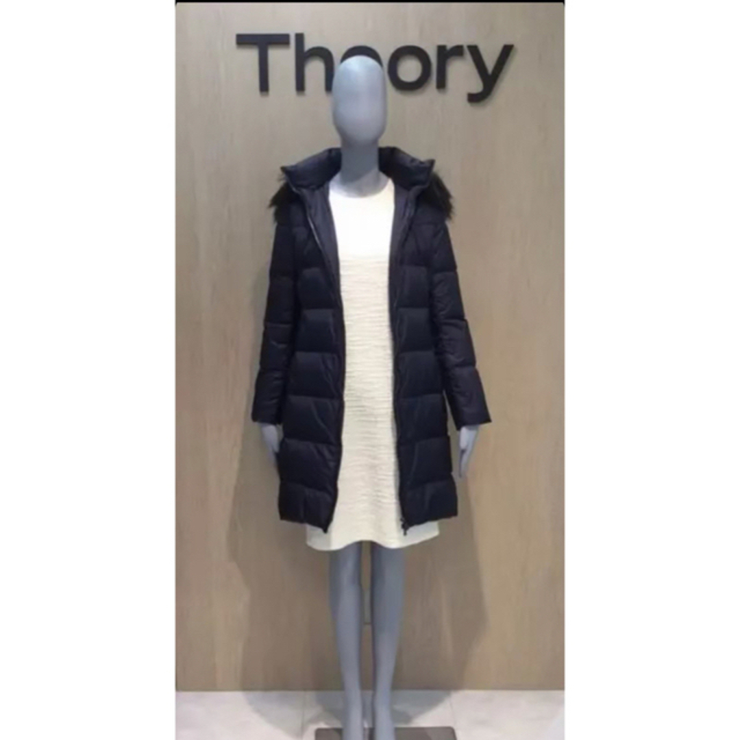 theory ダウンコート ネイビー 18aw (美品) | フリマアプリ ラクマ