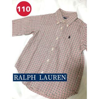 ラルフローレン(Ralph Lauren)のRALPH LAUREN/ラルフローレン チェックシャツ size110 キッズ(ブラウス)