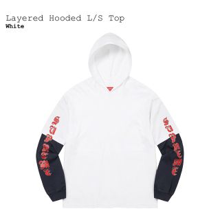 Supreme - Supreme Layered Hooded L/S Topの通販 by にろ's shop ...