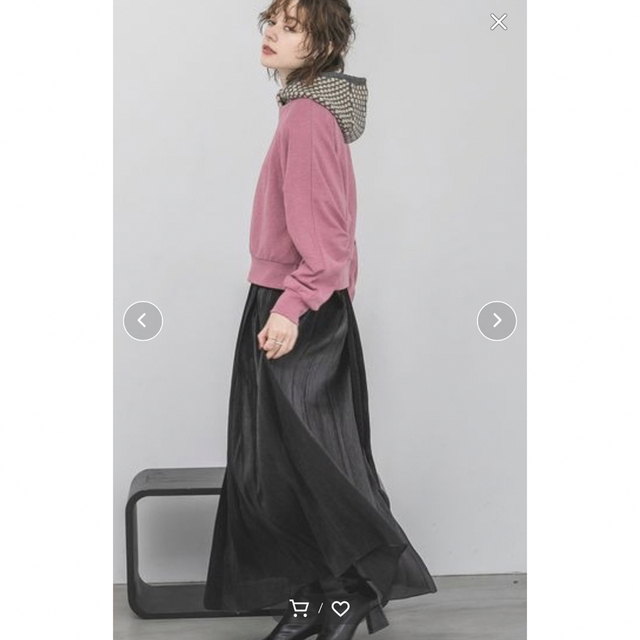 JEANASIS(ジーナシス)のJEANASIS ムジガラニットバラクラバ/299327 レディースの帽子(ニット帽/ビーニー)の商品写真