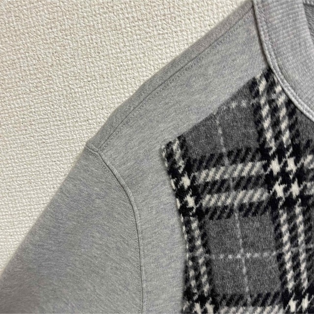 Burberry トレーナー スウェット チェック 総柄 TB ロゴ バーバリー 高