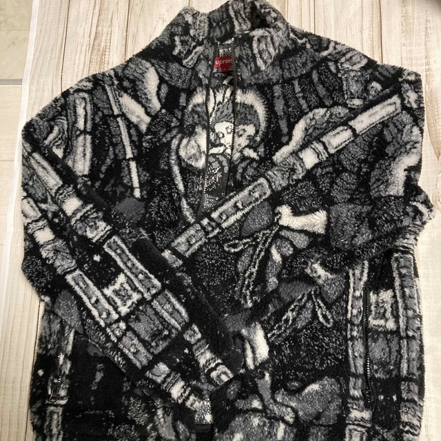 Supreme Saint Michael Fleece Jacket 黒L