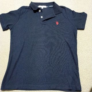 ユーエスポロアッスン(U.S. POLO ASSN.)のUS POLO ASSN　ポロシャツ　半袖　黒　L(ポロシャツ)