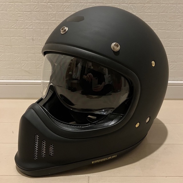 SHOEI(ショウエイ)のSHOEI ヘルメットEX-ZERO Mサイズ　ゴーグル 専用クリーナー セット 自動車/バイクのバイク(ヘルメット/シールド)の商品写真