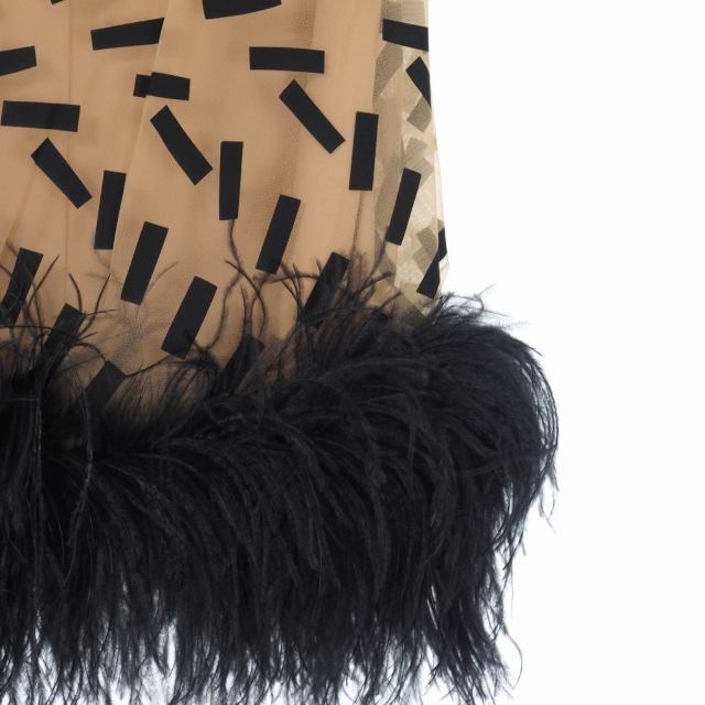大好き Margiela Martin Maison - ベージュ 36 フェザー ロング丈 大好き Margiela Martin Maison - ベージュ 36 フェザー ロング丈