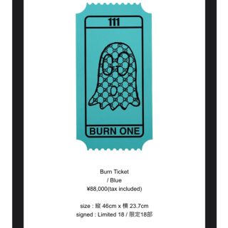 グッチ(Gucci)のGUCCI GHOST  Trevor Andrew BURN TICKET(その他)