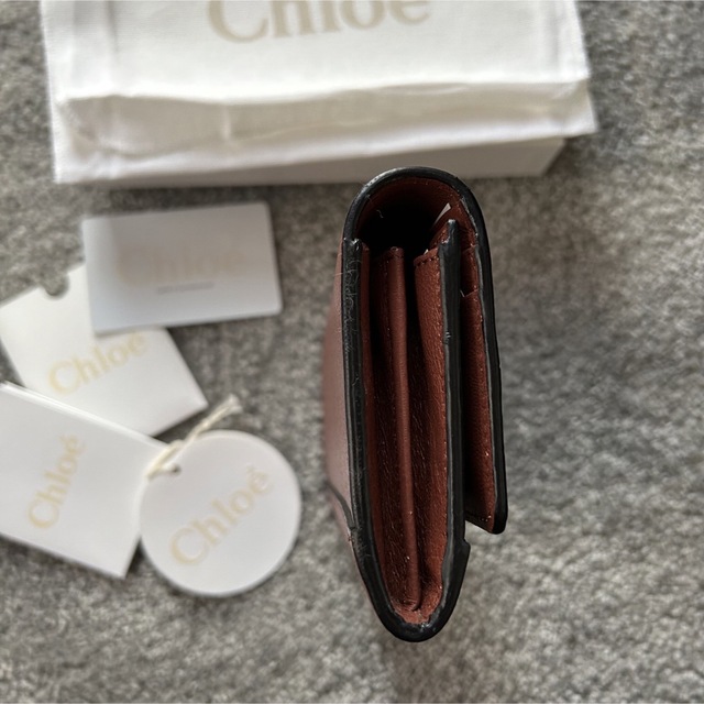 【未使用品】Chloe クロエ エテル 長財布 財布 茶 ブラウン レディース