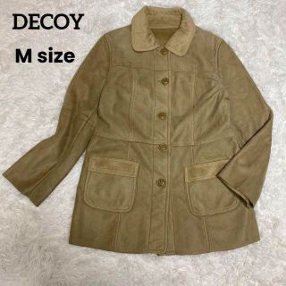 デコイシンスイチキュウハチイチ(DECOY SINCE 1981)のDECOY ムートン ジャケット コート Mサイズ アイボリー(ムートンコート)