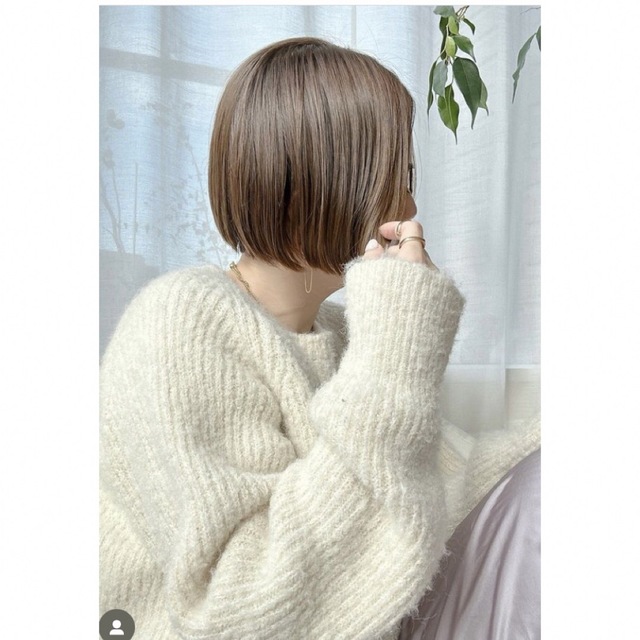 Ron Herman(ロンハーマン)のSHISHIKUI  完売　アルパカ65KNIT ホワイト レディースのトップス(ニット/セーター)の商品写真