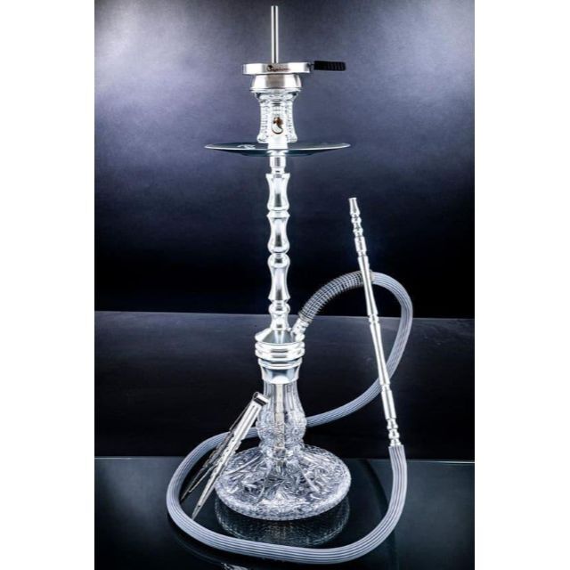 Dschinni Shisha RoXX Silver SET シーシャ メンズのファッション小物(タバコグッズ)の商品写真