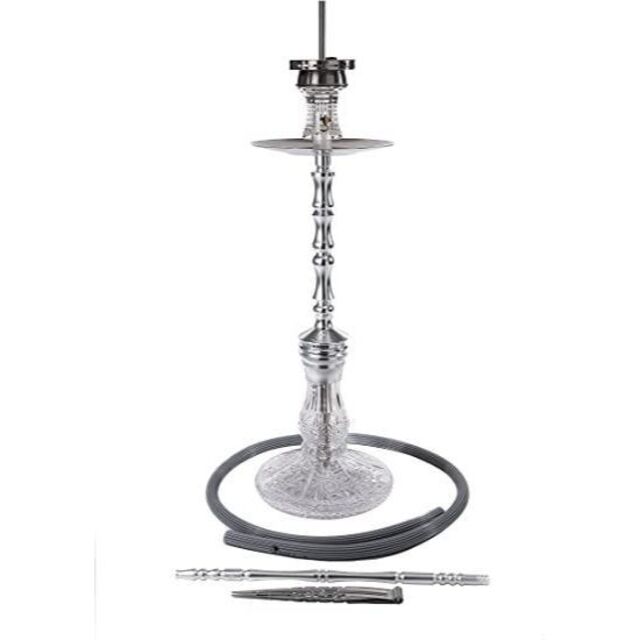 Dschinni Shisha RoXX Silver SET シーシャ メンズのファッション小物(タバコグッズ)の商品写真