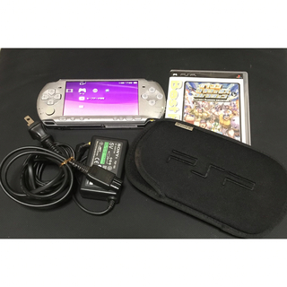 プレイステーションポータブル(PlayStation Portable)のPSP3000+付属品+カプコンクラシックコレクション(携帯用ゲーム機本体)