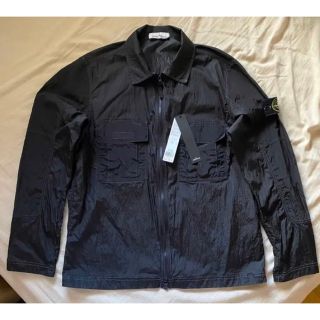 ストーンアイランド(STONE ISLAND)の国内正規NYLON METAL RIPSTOP GARMENT DYEDブラック(ナイロンジャケット)