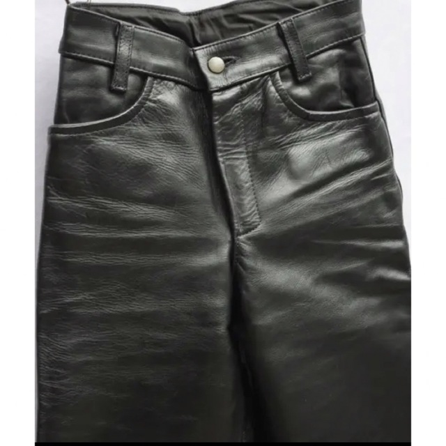 【美品】❣️VANSON バンソン レザーパンツ 革パン ストレート w29 黒