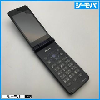 シャープ(SHARP)の609 SIMフリー SH-01J 中古ドコモガラケー docomoブラック(携帯電話本体)