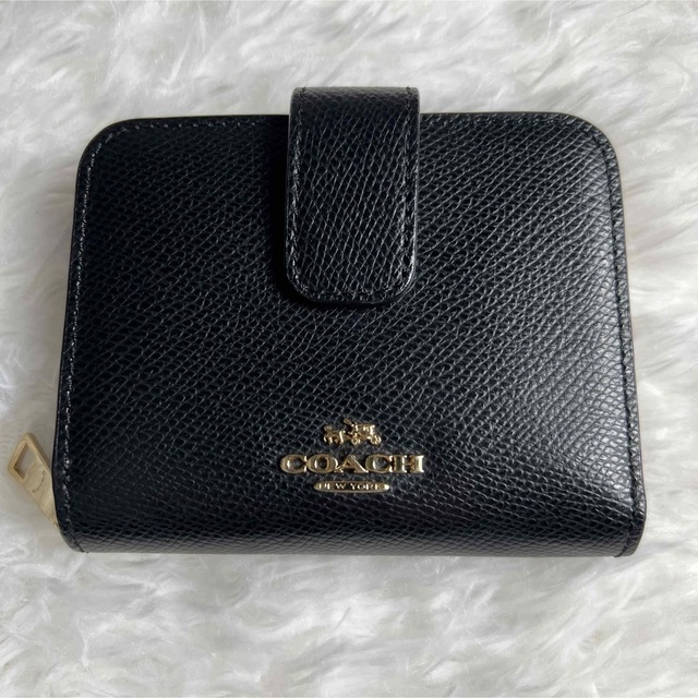 COACH(コーチ)の専用）COACH コーチ　折りたたみ財布　レディース　美品 レディースのファッション小物(財布)の商品写真