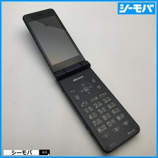 シャープ(SHARP)の611 SIMフリー SH-01J 中古ドコモガラケー docomoブラック(携帯電話本体)