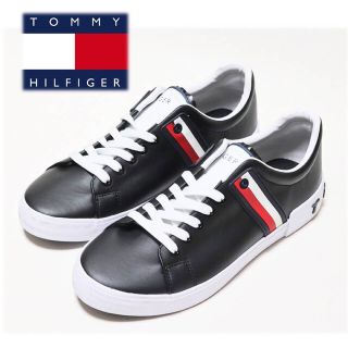 トミーヒルフィガー(TOMMY HILFIGER)の2足セット 箱付新品 ビッグロゴ ブラックスニーカー (27cm)(スニーカー)