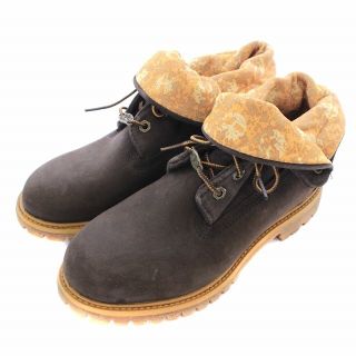 ティンバーランド(Timberland)のTimberland ROLL TOP ショートブーツ 7W 25.0cm 茶色(ブーツ)