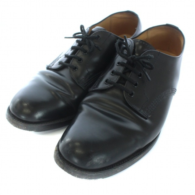 サンダース FEMALE PLAIN TOE ドレスシューズ 24.5cm 黒