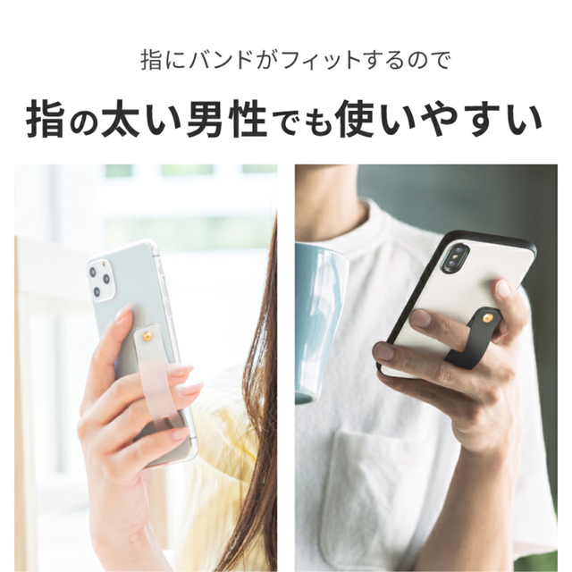 新品・送料無料　スマホバンド　スタンドにもなるバンド スマホ/家電/カメラのスマホアクセサリー(その他)の商品写真