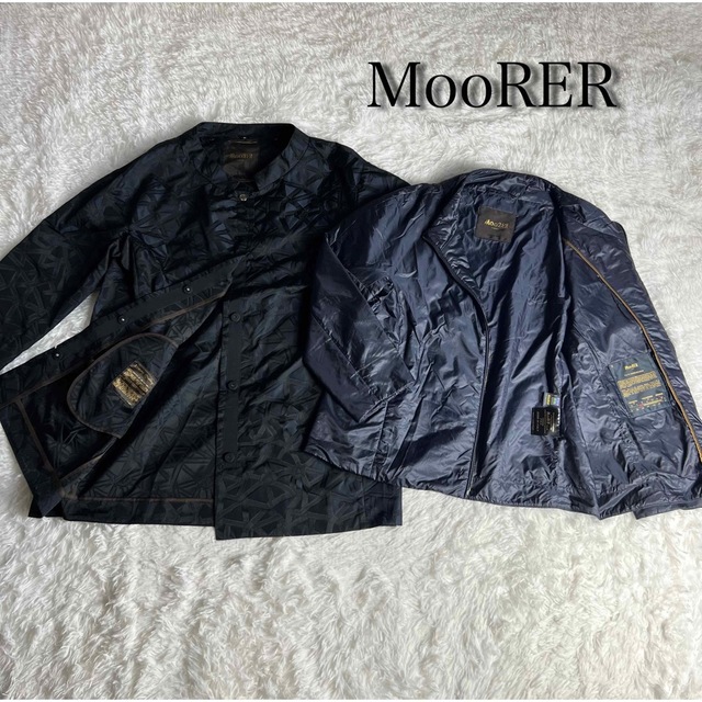 【希少極美品】ムーレー MOORER コート アウター ライナー　２点セット　L