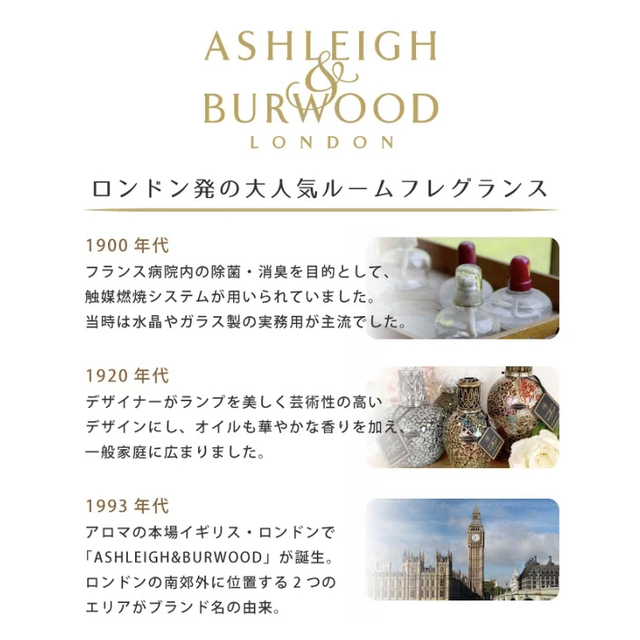 ASHLEIGH ＆ BURWOODアシュレイ&バーウッド　フレグランス コスメ/美容のリラクゼーション(アロマポット/アロマランプ/芳香器)の商品写真