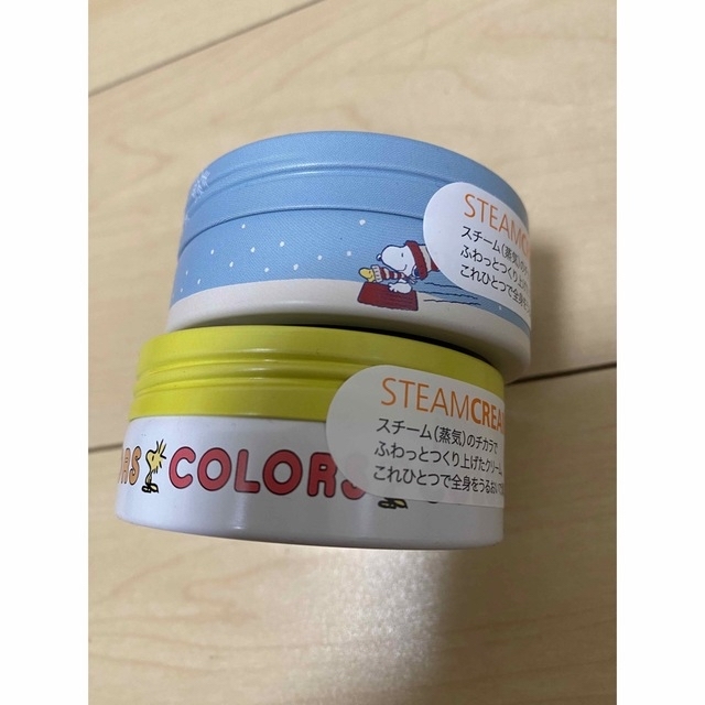 STEAM CREAM(スチームクリーム)の【まろん様専用】スチームクリーム 限定デザイン缶 スヌーピー  コスメ/美容のボディケア(ボディクリーム)の商品写真