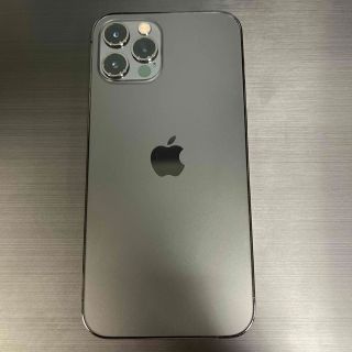 【良品】iPhone12 pro 128GB SIMフリー　グラファイト(スマートフォン本体)