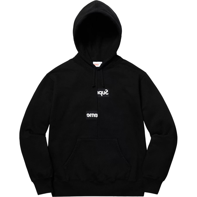 SUPREMEとCOMM des GARCONSのコラボパーカー-