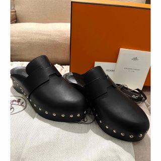 エルメス(Hermes)のHERMES⭐︎ミュール《カリャ》サボ⭐︎ブラック⭐︎エルメス⭐︎サンダル⭐︎靴(ミュール)