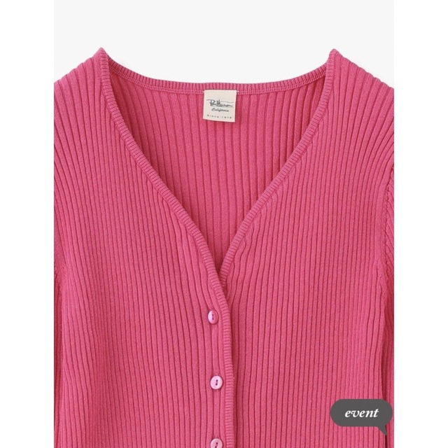 Ronherman Heart Neck Knit Cardigan