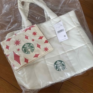 スターバックス(Starbucks)のスタバ　福袋2023年　トートバッグ&布袋セット(トートバッグ)