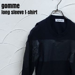 ゴム(gomme)のgomme/ゴム 長袖 変形 カットソー Tシャツ TEE(カットソー(長袖/七分))