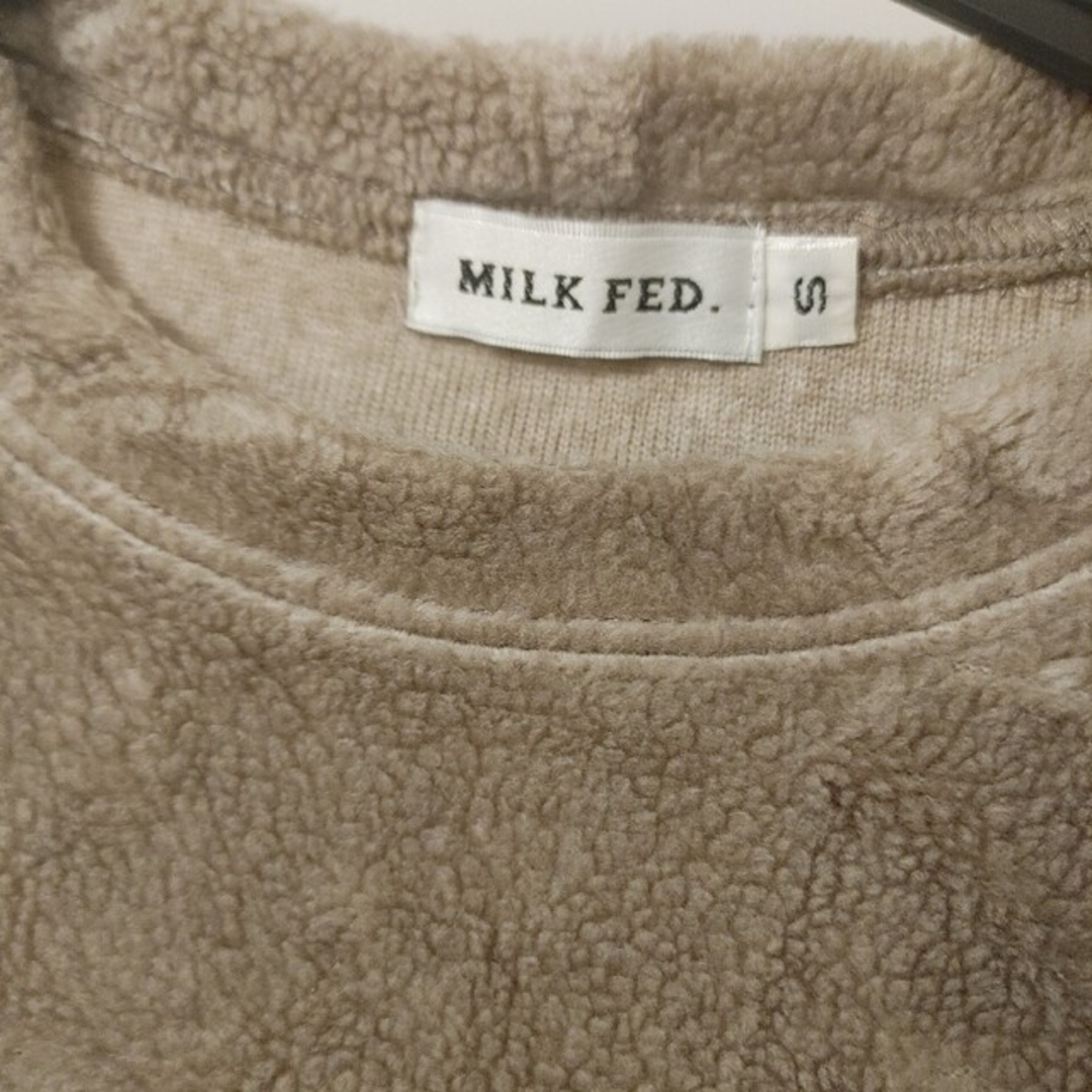 MILKFED.(ミルクフェド)のMILK FED. ボア　プルオーバー レディースのトップス(トレーナー/スウェット)の商品写真